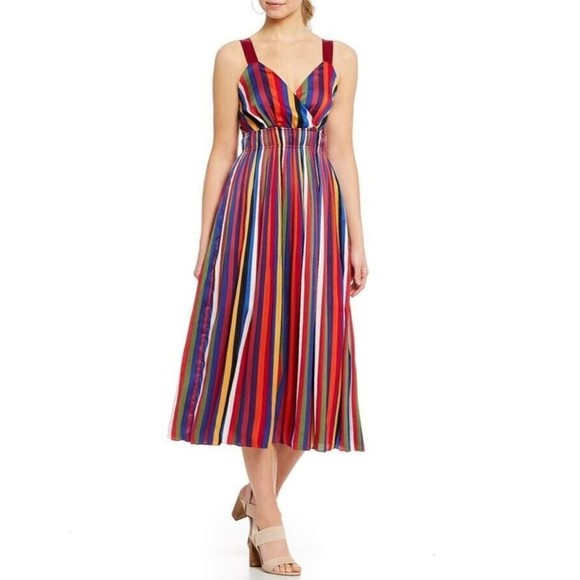 Lucy™ Sunset Stripe Midi Dress main image 0